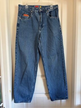 Empyre Loose Fit High-Waisted Blue Denim Jeans
